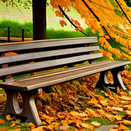 Memorial Bench and Plaque: A Heartfelt Tribute