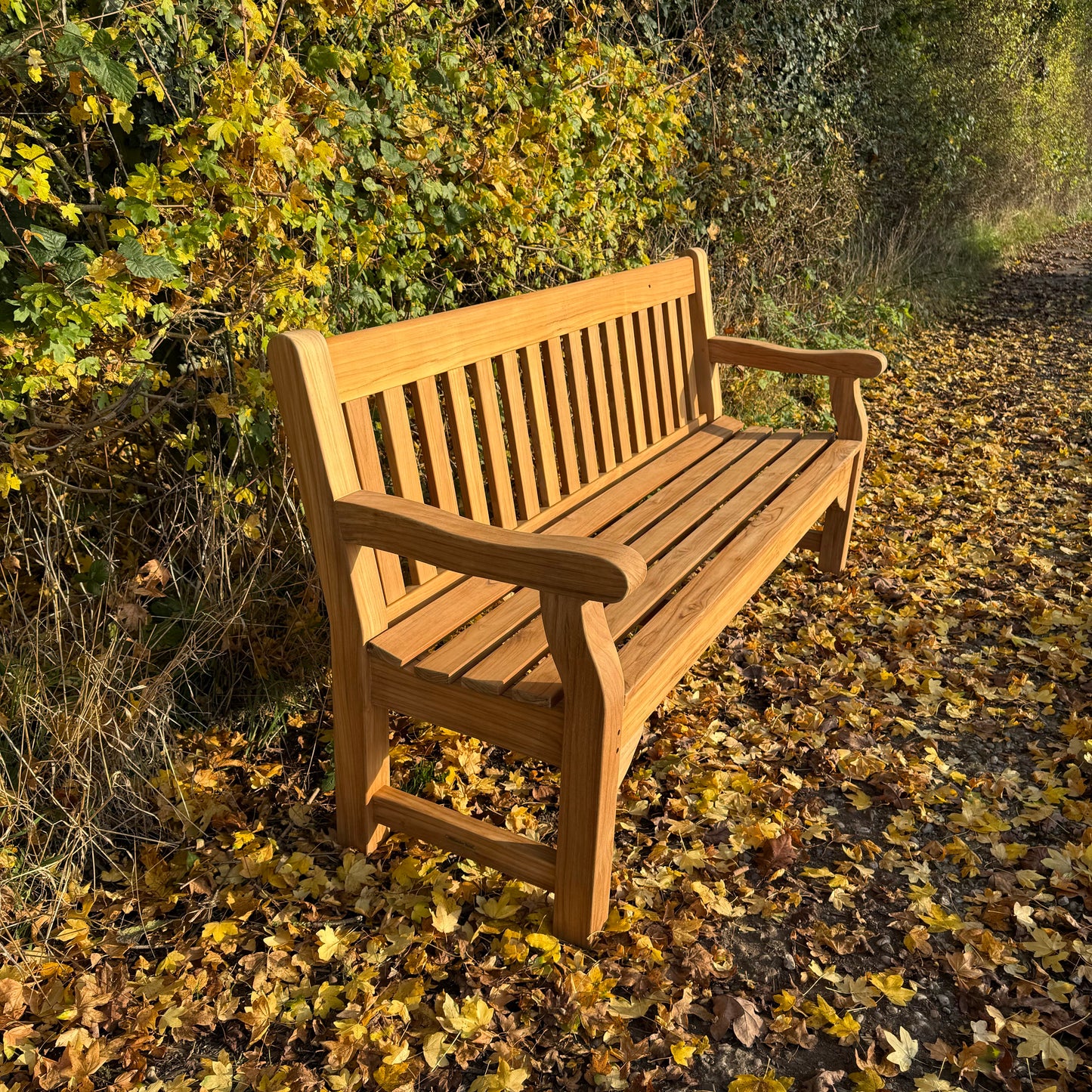 Royal Park Teak Memorial Bench 6ft