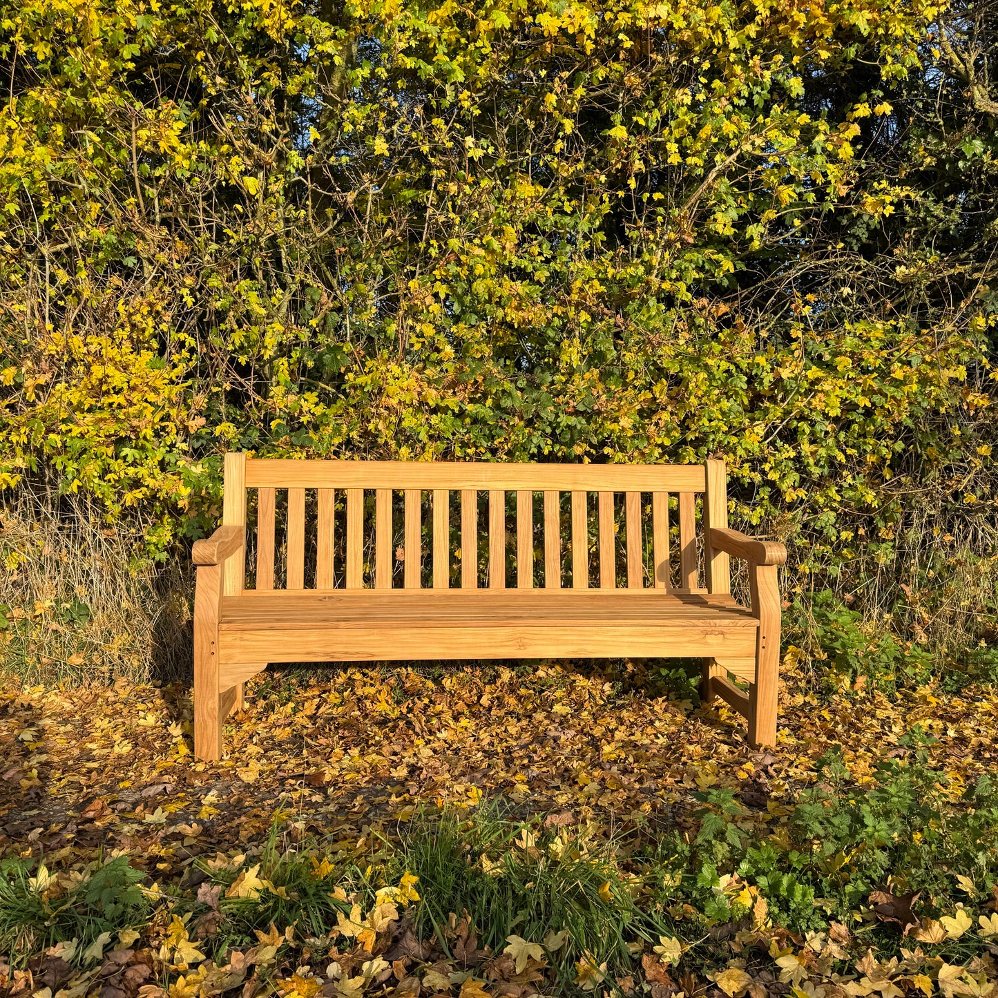 Royal Park Teak Memorial Bench 6ft