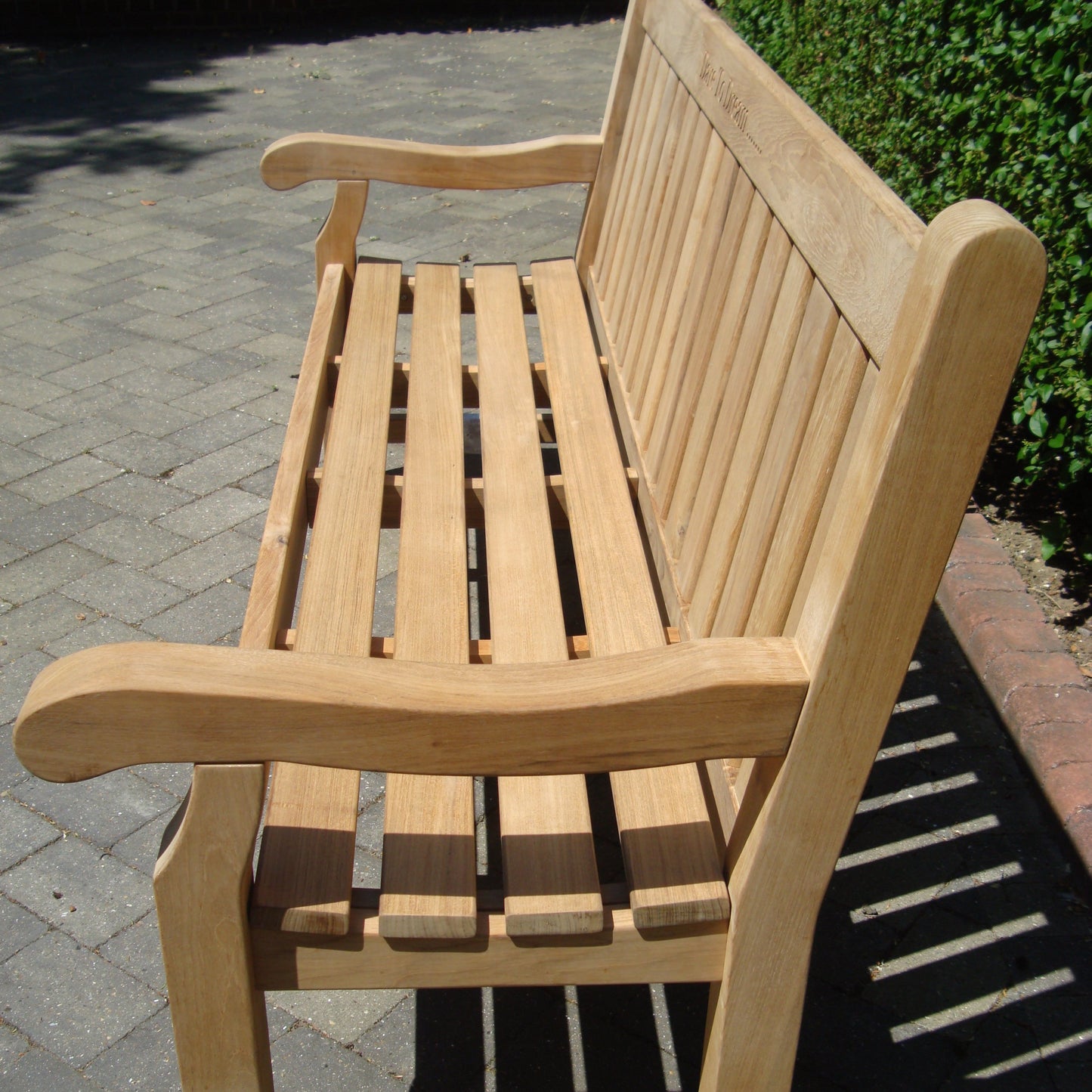 Edinburgh Memorial Bench Teak 6ft