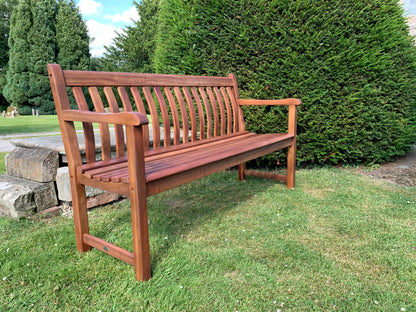 Broadfield Memorial Bench 5ft Cornis + FREE cornis oil