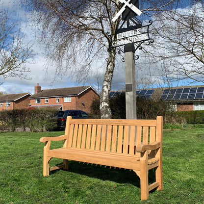 Edinburgh Memorial Bench Teak 6ft