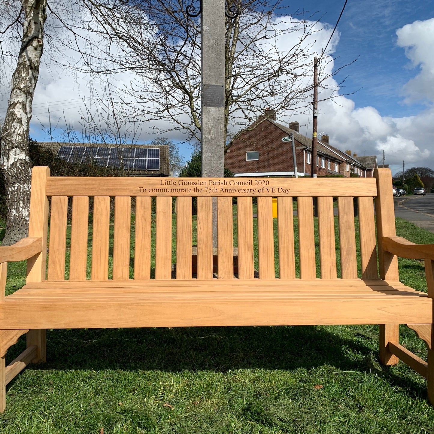 Edinburgh Memorial Bench Teak 6ft