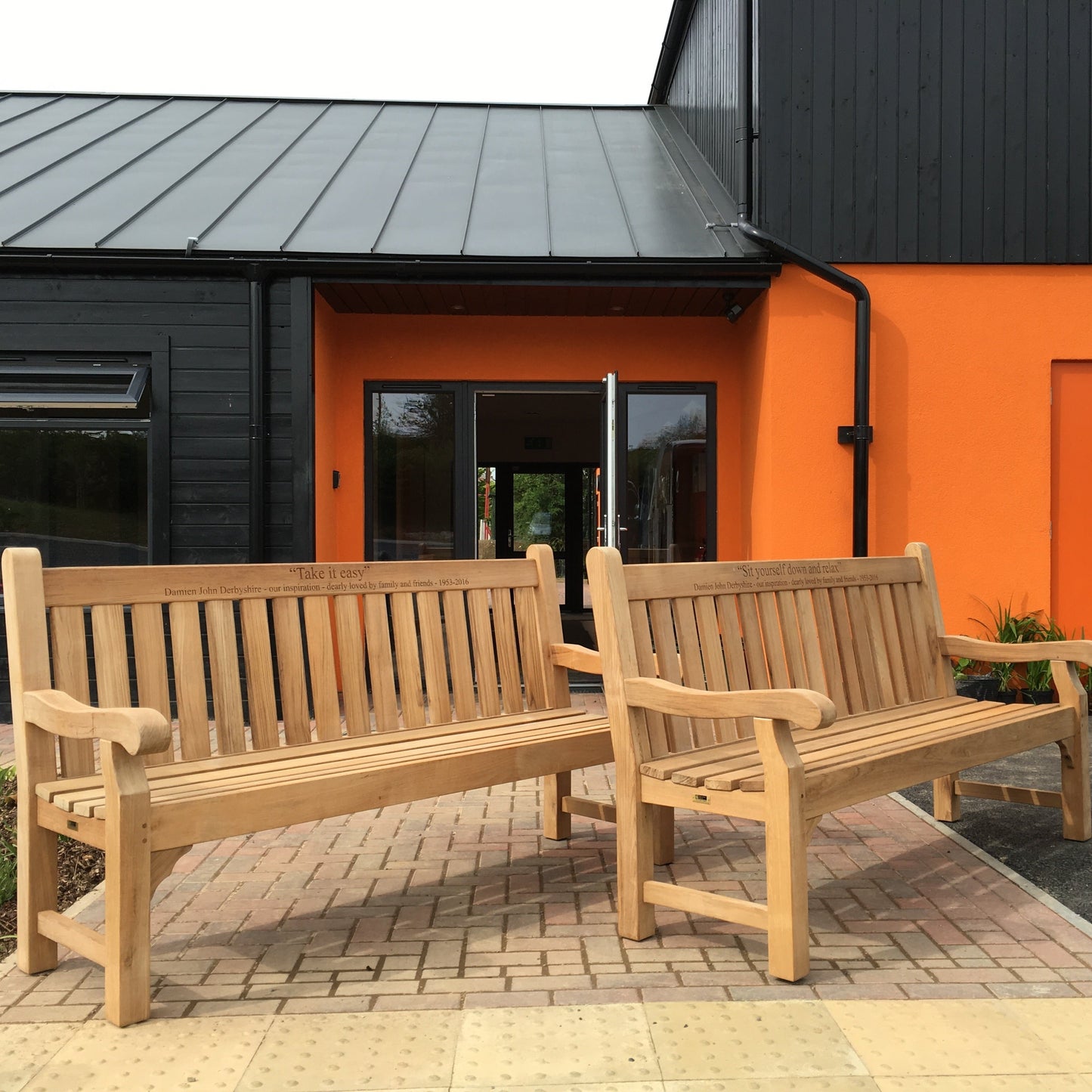 Edinburgh Memorial Bench Teak 6ft